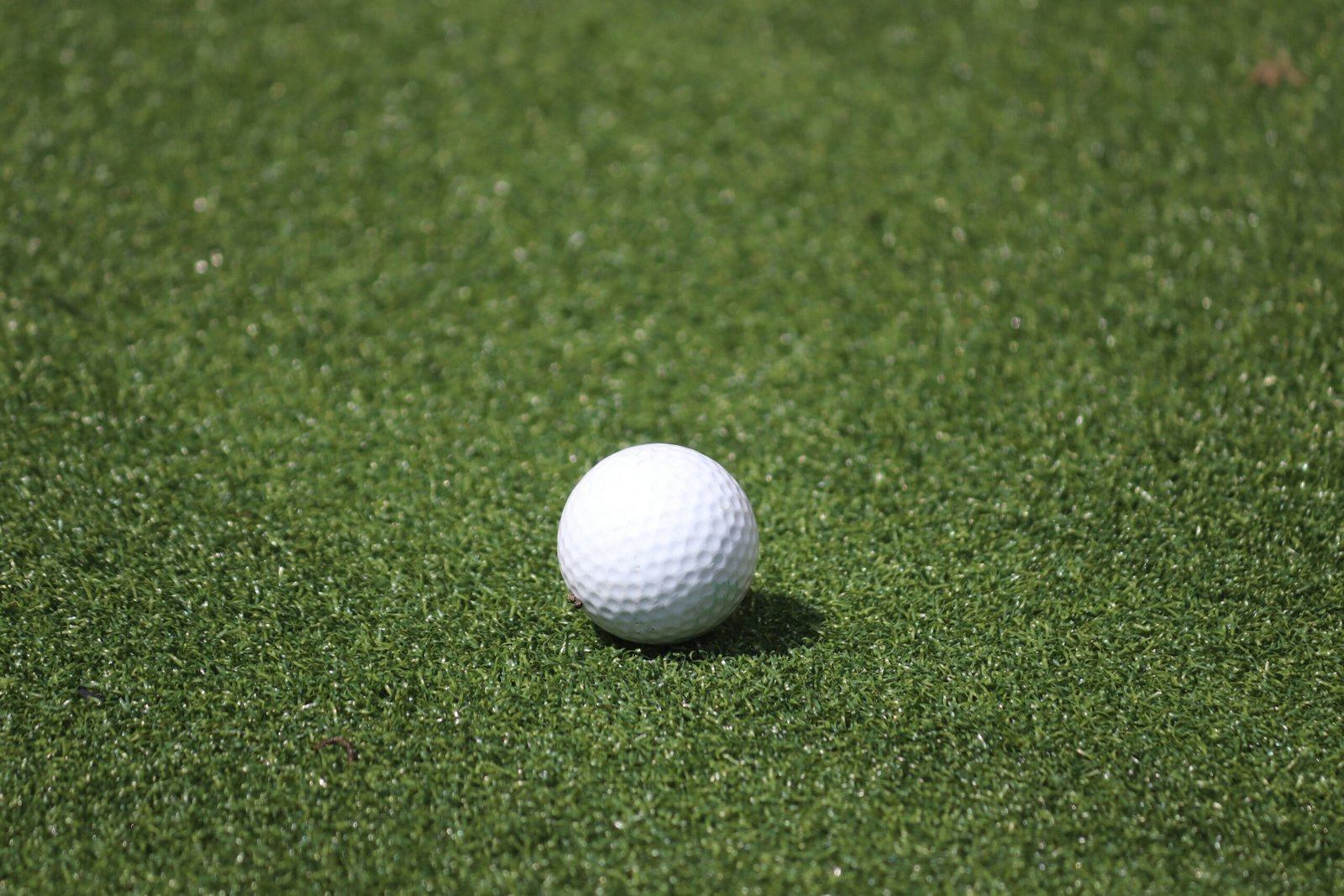 white golf ball on green grass field